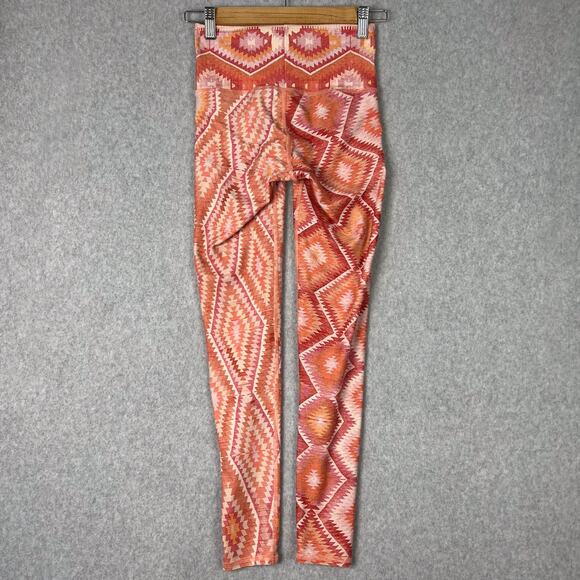 Niyama Sol Womens S Kilim Barefoot Leggings in Melon - Picture 6 of 9